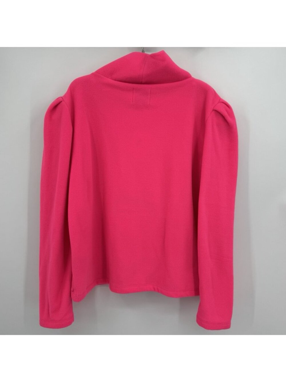 Dudley Stephens Palmer Puff Sleeve Turtleneck Sweater Vello Fleece size 2XL XXL - Picture 5 of 6